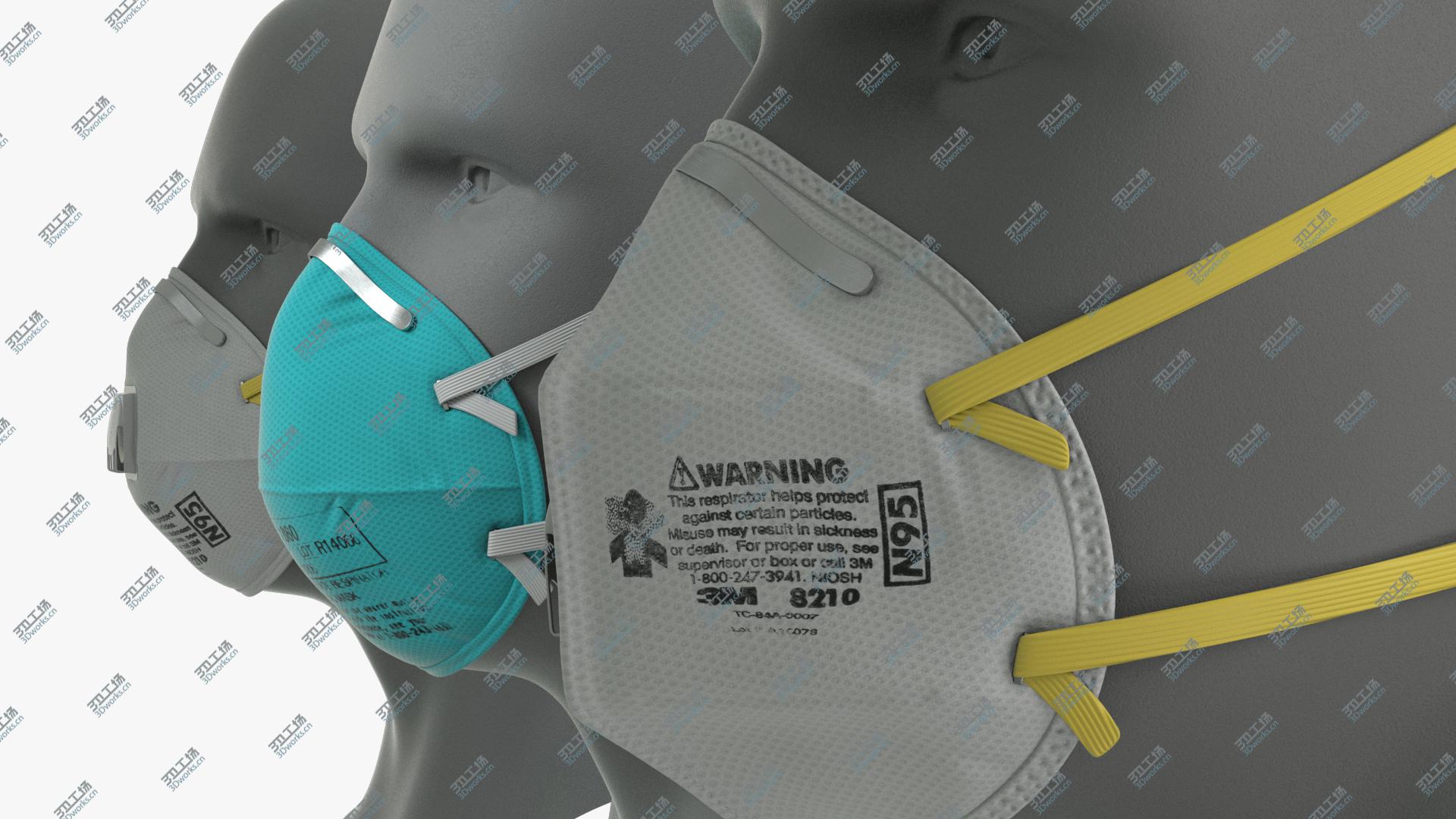 images/goods_img/2021040232/N95 Respirator Mask Collection 3D model/5.jpg